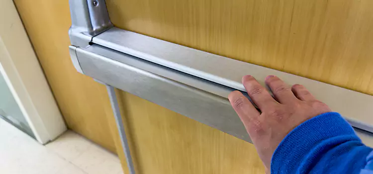 Installing a Push Bar on a Door Dinuba